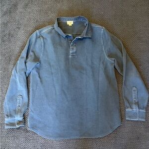 J Crew Men's Blue Long Sleeve Shirt